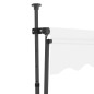 vidaXL Toldo manual retráctil con LED crema 350 cm vidaXL Toldo manual retráctil con LED crema 350 cm