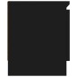 vidaXL Mueble de TV con puerta negro 102x30x36 cm vidaXL Mueble de TV con puerta negro 102x30x36 cm