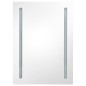 vidaXL Mueble de baño con espejo LED 50x13x70 cm