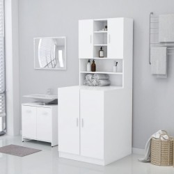 vidaXL Armario de lavadora blanco 71x71,5x91,5 cm