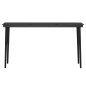 vidaXL Juego de comedor de jardín 5 piezas con cojines negro vidaXL Juego de comedor de jardín 5 piezas con cojines negro