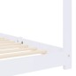 vidaXL Estructura de cama infantil madera maciza pino blanco 70x140 cm vidaXL Estructura de cama infantil madera maciza pino blanco 70x140 cm