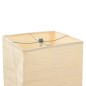 vidaXL Lámpara de pie con soporte de acero 135 cm beige vidaXL Lámpara de pie con soporte de acero 135 cm beige