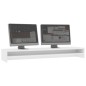 vidaXL Soporte para pantalla madera contrachapada blanco 100x24x13 cm vidaXL Soporte para pantalla madera contrachapada blanco 100x24x13 cm