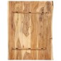 vidaXL Superficie de mesa de madera maciza de acacia 80x(50-60)x2,5 cm vidaXL Superficie de mesa de madera maciza de acacia 80x(50-60)x2,5 cm