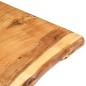 vidaXL Superficie de mesa de madera maciza de acacia 80x(50-60)x2,5 cm vidaXL Superficie de mesa de madera maciza de acacia 80x(50-60)x2,5 cm