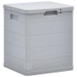 vidaXL Caja de almacenamiento de jardín 90 L gris claro vidaXL Caja de almacenamiento de jardín 90 L gris claro