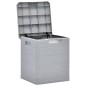 vidaXL Caja de almacenamiento de jardín 90 L gris claro vidaXL Caja de almacenamiento de jardín 90 L gris claro