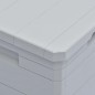 vidaXL Caja de almacenamiento de jardín 90 L gris claro vidaXL Caja de almacenamiento de jardín 90 L gris claro