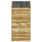 vidaXL Cobertizo de herramientas con puerta madera pino 107x107x220 cm vidaXL Cobertizo de herramientas con puerta madera pino 107x107x220 cm