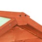 vidaXL Conejera madera maciza de abeto 140x63x120 cm vidaXL Conejera madera maciza de abeto 140x63x120 cm