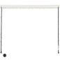 vidaXL Toldo retráctil con LED color crema 300x150 cm vidaXL Toldo retráctil con LED color crema 300x150 cm