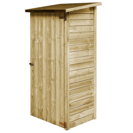 vidaXL Caseta de herramientas de jardín madera de pino 88x76x175 cm