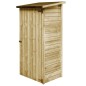 vidaXL Caseta de herramientas de jardín madera de pino 88x76x175 cm vidaXL Caseta de herramientas de jardín madera de pino 88x76x175 cm