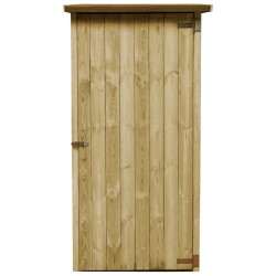 vidaXL Caseta de herramientas de jardín madera de pino 88x76x175 cm