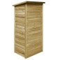 vidaXL Caseta de herramientas de jardín madera de pino 88x76x175 cm vidaXL Caseta de herramientas de jardín madera de pino 88x76x175 cm