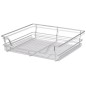 vidaXL Bandejas de alambre extraíbles 2 unidades plateado 600 mm vidaXL Bandejas de alambre extraíbles 2 unidades plateado 600 mm