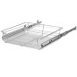 vidaXL Bandejas de alambre extraíbles 2 unidades plateado 600 mm vidaXL Bandejas de alambre extraíbles 2 unidades plateado 600 mm
