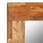 vidaXL Espejo de pared madera maciza de traviesas del tren 60x60 cm vidaXL Espejo de pared madera maciza de traviesas del tren 60x60 cm