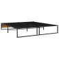 vidaXL Estructura de cama de metal negra 140x200 cm vidaXL Estructura de cama de metal negra 140x200 cm