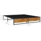 vidaXL Estructura de cama de metal negra 140x200 cm vidaXL Estructura de cama de metal negra 140x200 cm