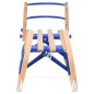 vidaXL Trineo plegable con respaldo madera contrachapada 110 cm vidaXL Trineo plegable con respaldo madera contrachapada 110 cm