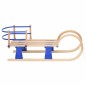 vidaXL Trineo plegable con respaldo madera contrachapada 110 cm vidaXL Trineo plegable con respaldo madera contrachapada 110 cm