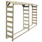 vidaXL Caseta para leña doble 300x44x176 cm madera de pino impregnada vidaXL Caseta para leña doble 300x44x176 cm madera de pino impregnada