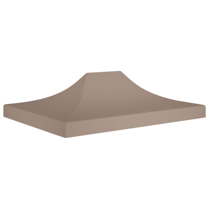 vidaXL Techo de carpa para celebraciones gris taupe 4x3 m 270 g/m² vidaXL Techo de carpa para celebraciones gris taupe 4x3 m 270 g/m²