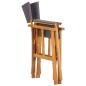 vidaXL Silla de director de madera maciza de acacia vidaXL Silla de director de madera maciza de acacia