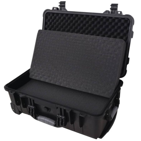 vidaXL Carrito caja de herramientas con gomaespuma dentro