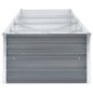 vidaXL Arriate de jardín de acero galvanizado gris 320x80x45 cm vidaXL Arriate de jardín de acero galvanizado gris 320x80x45 cm