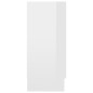 vidaXL Aparador madera contrachapada blanco brillante 120x30,5x70 cm vidaXL Aparador madera contrachapada blanco brillante 120x30,5x70 cm