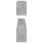 vidaXL Estantes de pared 2 uds madera de ingeniería gris 100x15x20 cm vidaXL Estantes de pared 2 uds madera de ingeniería gris 100x15x20 cm