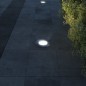 vidaXL Focos LED empotrables de suelo de jardín redondos 3 uds vidaXL Focos LED empotrables de suelo de jardín redondos 3 uds
