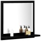 vidaXL Espejo de baño madera contrachapada negro 40x10,5x37 cm vidaXL Espejo de baño madera contrachapada negro 40x10,5x37 cm