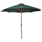 vidaXL Sombrilla verde 25 cm vidaXL Sombrilla verde 25 cm