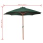 vidaXL Sombrilla verde 25 cm vidaXL Sombrilla verde 25 cm
