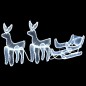 vidaXL Renos y trineo de Navidad con malla 648 LED vidaXL Renos y trineo de Navidad con malla 648 LED