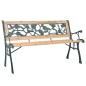 vidaXL Banco de jardín de madera 122 cm vidaXL Banco de jardín de madera 122 cm