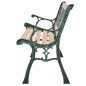vidaXL Banco de jardín de madera 122 cm vidaXL Banco de jardín de madera 122 cm