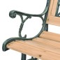 vidaXL Banco de jardín de madera 122 cm vidaXL Banco de jardín de madera 122 cm