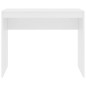 vidaXL Escritorio de madera contrachapada blanco 90x40x72 cm