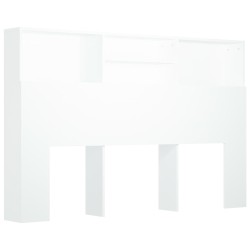 vidaXL Mueble cabecero blanco 160x19x103,5 cm