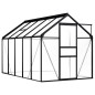 vidaXL Invernadero de aluminio gris antracita 5,89 m² vidaXL Invernadero de aluminio gris antracita 5,89 m²