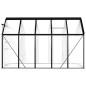 vidaXL Invernadero de aluminio gris antracita 5,89 m² vidaXL Invernadero de aluminio gris antracita 5,89 m²