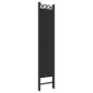 vidaXL Biombo divisor de 6 paneles de tela negro 240x200 cm vidaXL Biombo divisor de 6 paneles de tela negro 240x200 cm