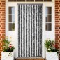 vidaXL Cortina mosquitera gris y blanco chenilla 100x220 cm vidaXL Cortina mosquitera gris y blanco chenilla 100x220 cm