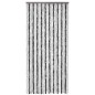 vidaXL Cortina mosquitera gris y blanco chenilla 100x220 cm vidaXL Cortina mosquitera gris y blanco chenilla 100x220 cm