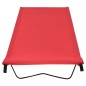 vidaXL Cama de camping tela Oxford y acero rojo 180x60x19 cm vidaXL Cama de camping tela Oxford y acero rojo 180x60x19 cm